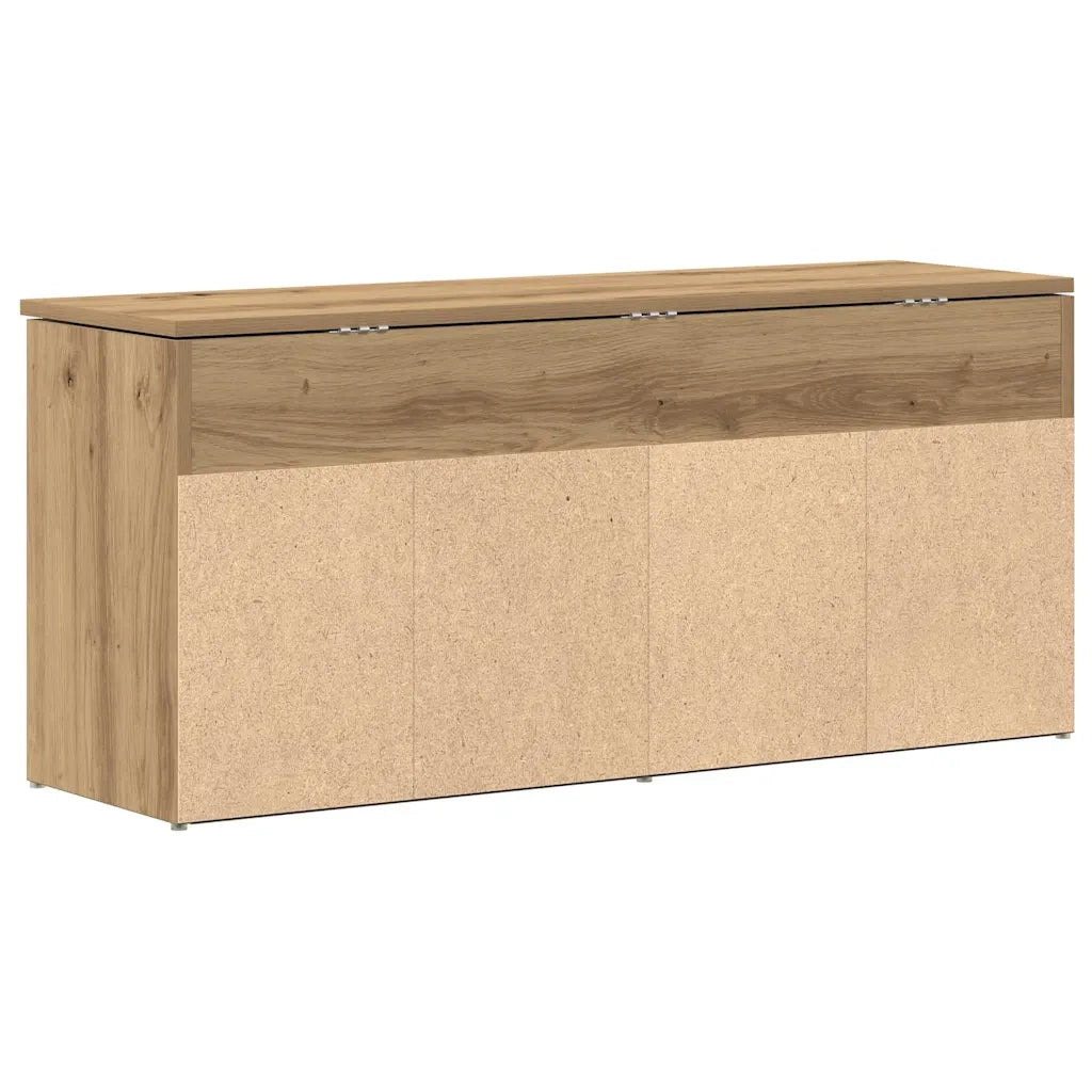 vidaXL Scarpiera Rovere Artigianale 102x30,5x45 cm Legno Multistrato