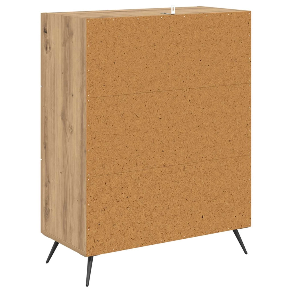 Cassettiera con cassetto Rovere Artigianale 69,5 x 34 x 90 cm