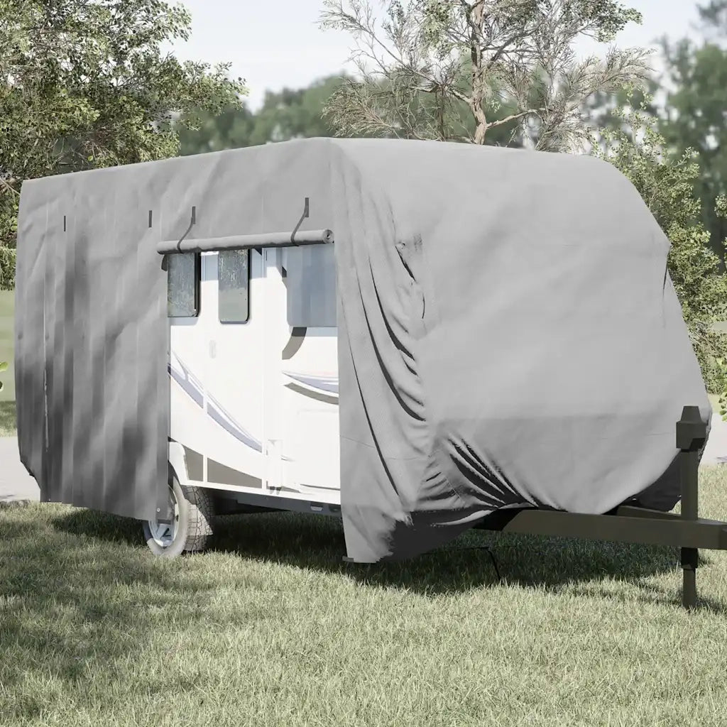 vidaXL Telo per Roulotte Grigio 550x250x220 cm in Tessuto Non Tessuto