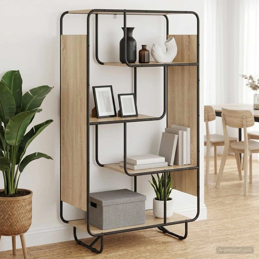 Credenza Rovere Sonoma 80 x 37.5 x 144 cm Legno ingegnerizzato 8007937