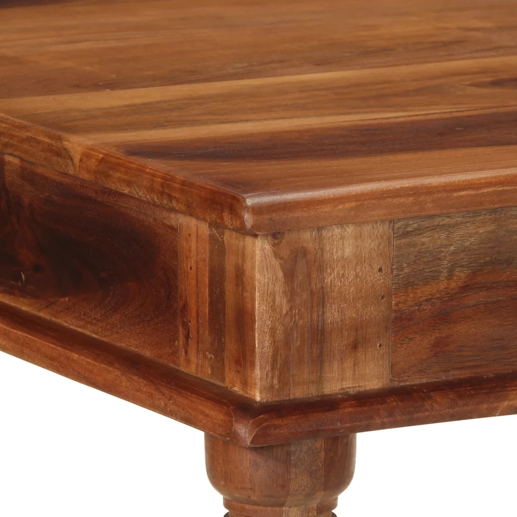 Tavolo da Bar 120x60x107 cm in Legno Massello di Acacia 4102367