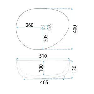 Lavabo Da Appoggio Rea Vanila
