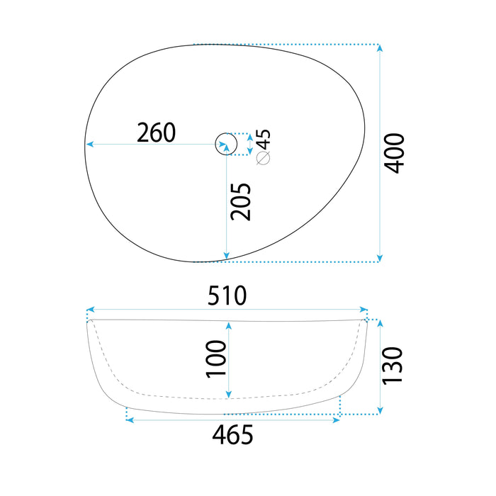 Lavabo Da Appoggio Rea Vanila