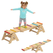 Bilanciere per Bambini 2 in 1 Wippe ¨C zephmum ¨C Legno 133x38x24 cm