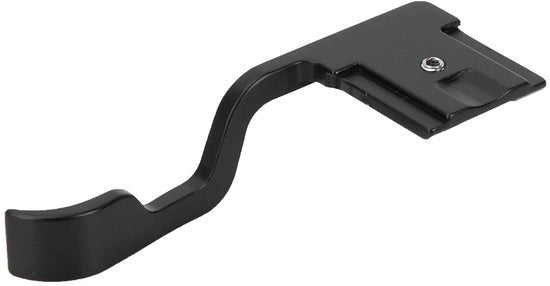 Maniglia per Fotocamera Leggera - Supporto Manuale Nero - Manubrio - Progettazione Ergonomica - Alluminio - Per Fotocamera Fuji XT30
