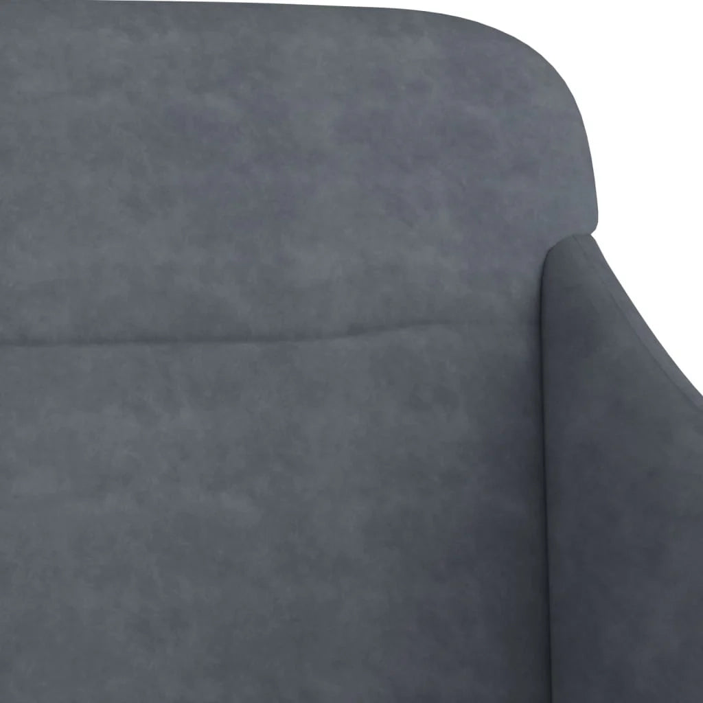 Panca 110 x 76 x 80 cm velluto grigio scuro 02_0010514