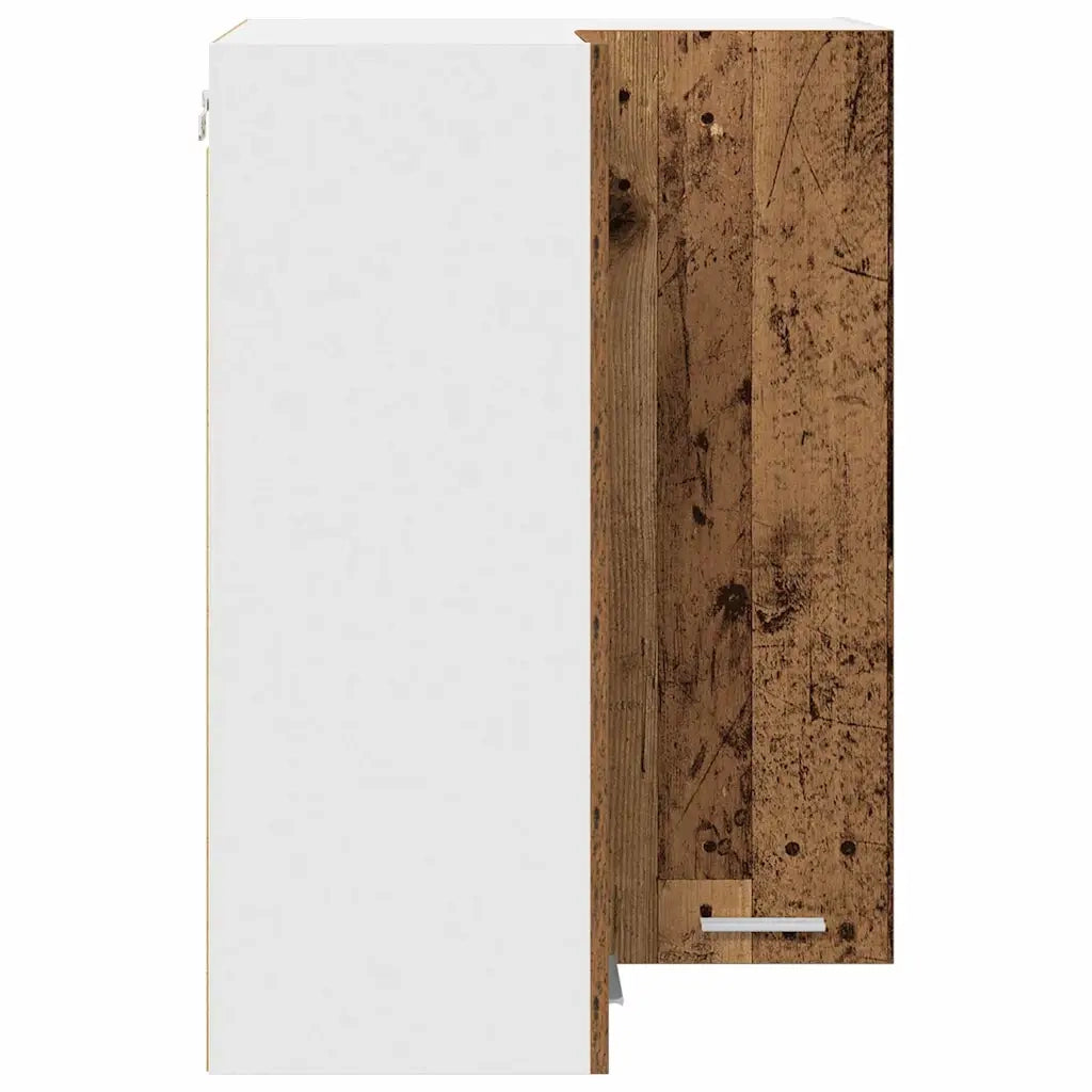 Armadio pensile Legno Antico e Bianco 57 x 57 x 80 cm 884296