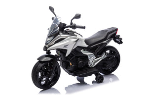 Moto Elettrica per Bambini Licenza Ufficiale Honda NC750X 12V 4,5Ah Bianco