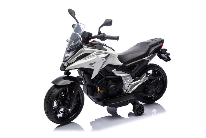 Moto Elettrica per Bambini Licenza Ufficiale Honda NC750X 12V 4,5Ah Bianco