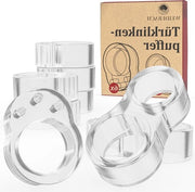 Stopper per porte robusto - a forma circolare - a forma a otto - protezione trasparente per parete - buffer per porte - protezione dalle abrasioni