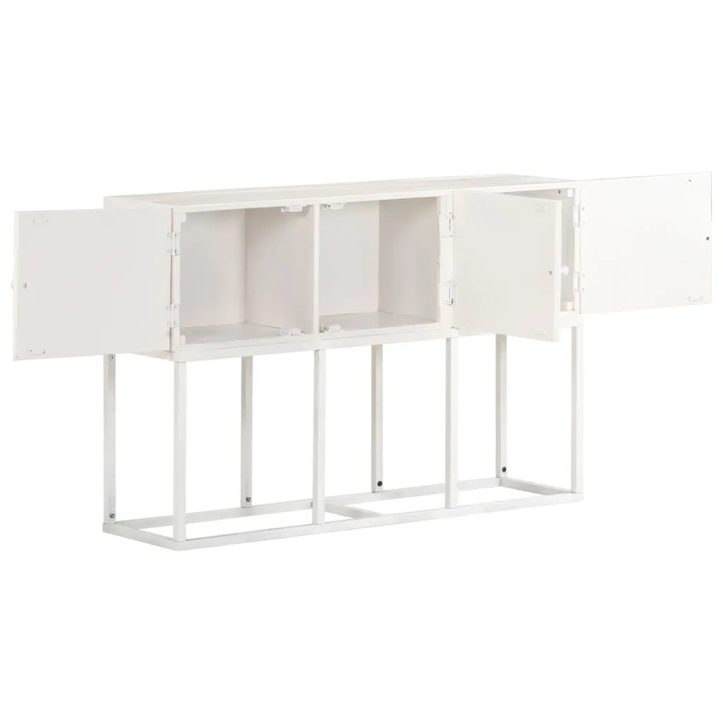 Credenza 115x30x76 cm in Legno Massello di Mango cod mxl 26163