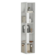 Biblioteca Herman, Libreria 4 Ripiani, 34x34x161h cm Bianco