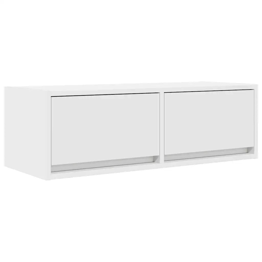 vidaXL Mobile Porta TV Bianco 80x31x25,5 cm in Legno Multistrato