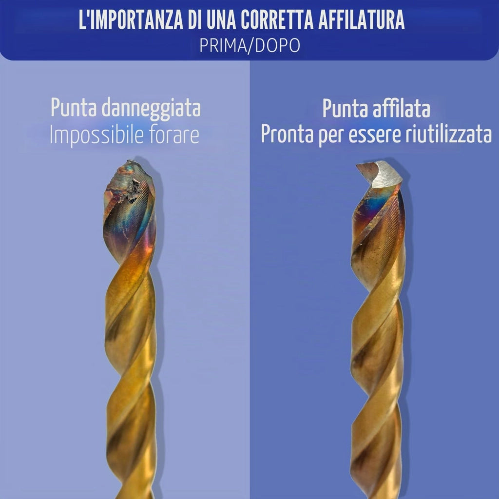 Drill Doctor 500 – Affilatrice per punte, da 2,5 a 13 mm, punta 118º/135)