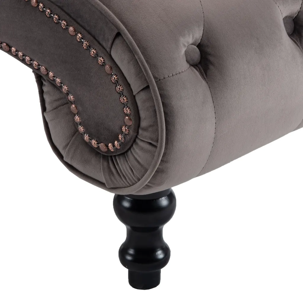 Sdraio Grigia in Velluto CFW4068946