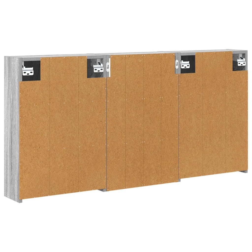 Set di Armadi da Bagno con lo scaffale 3 pcs 126 x 16 x 62.5 cm 3403829