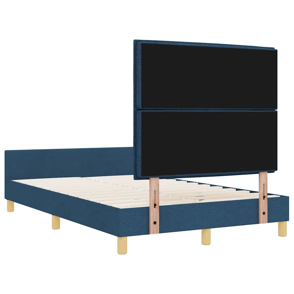 Struttura del letto con testiera Blu 120 x 200 cm Tessuto 3344647