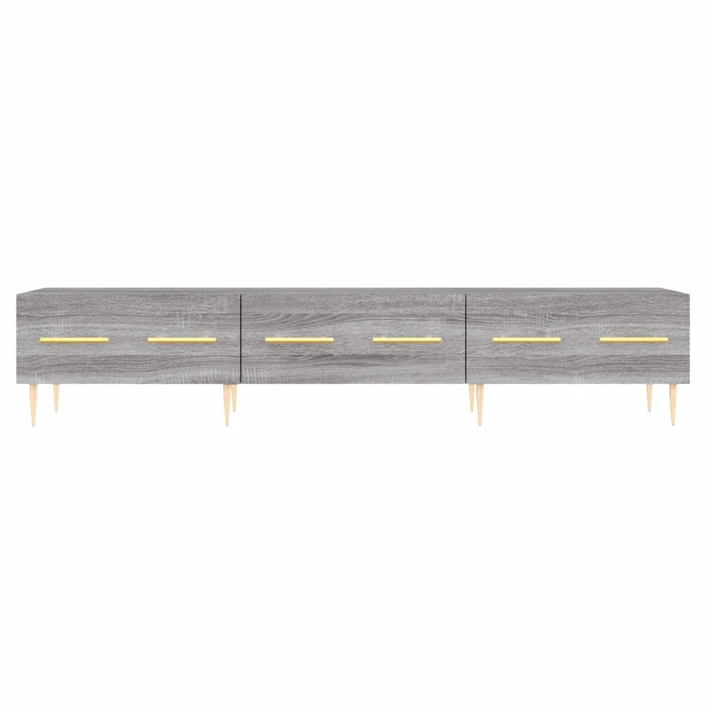 Mobile Porta TV Grigio Sonoma 150x36x30 cm in Legno Multistrato 829146