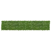 Schermo per balcone con foglie-Pannello per balcone Verde e Giallo 400 x 75 cm 672109