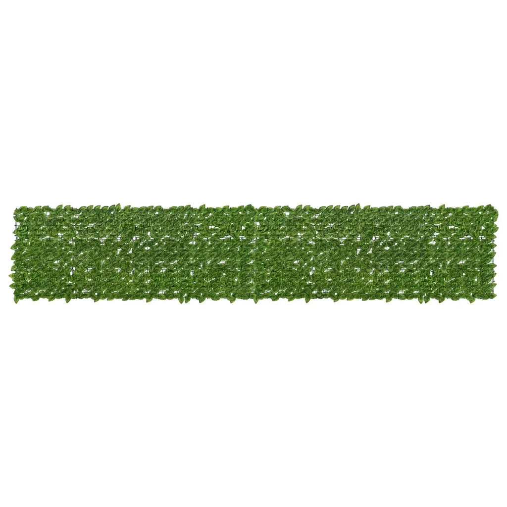 Schermo per balcone con foglie-Pannello per balcone Verde e Giallo 400 x 75 cm 672109
