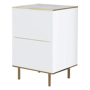 Vestone, Comodino un Ripiano, 40x35x60h cm Bianco