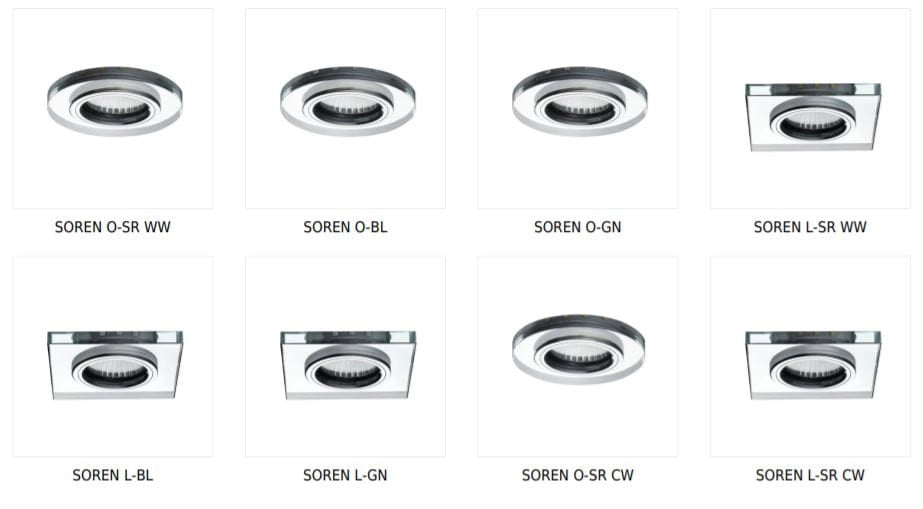 Kanlux SOREN 24416 faretto incasso 2xGU10 LED cromo