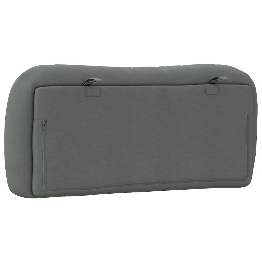 Cuscino Testiera Hvar Grigio Scuro 90 cm in Tessuto CFW2405145