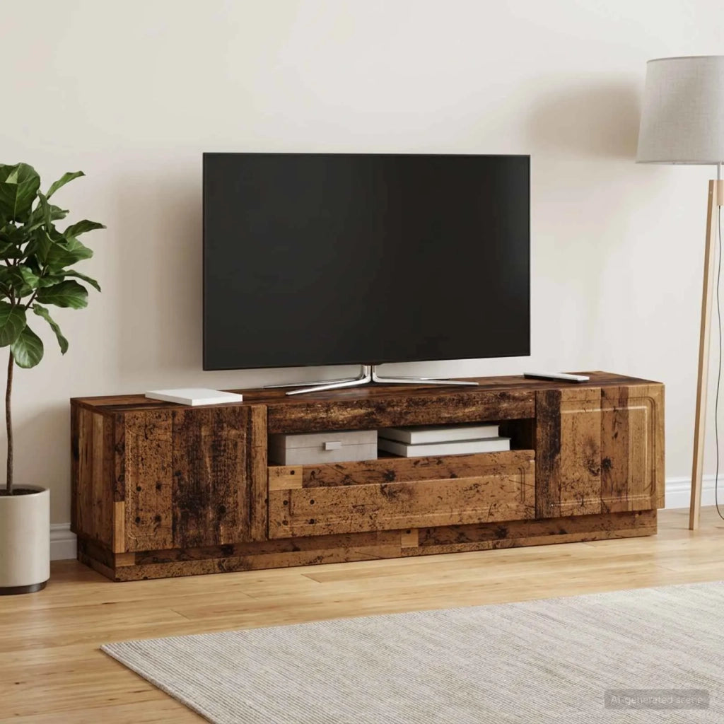 Mobile TV LED Legno antico Legno ingegnerizzato 897793