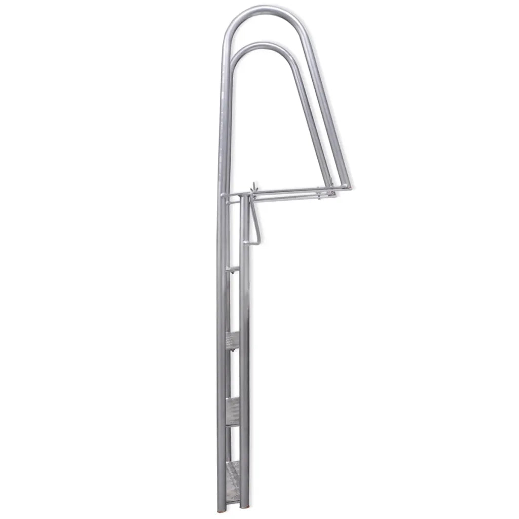 Scala a 4 Gradini per Piscina/Banchina in Alluminio 167 cm CFW8005947