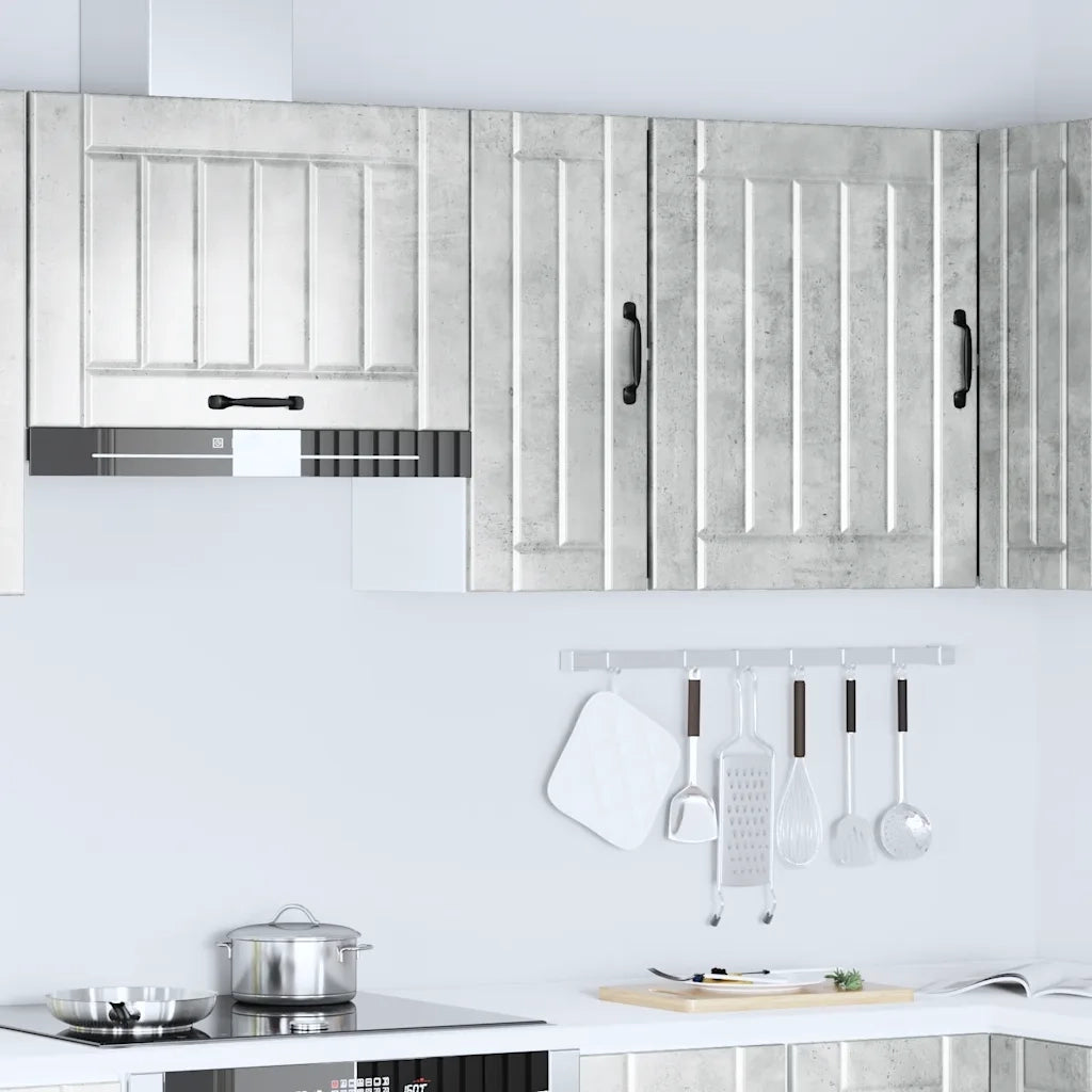 Pensile da Cucina Lucca Grigio Cemento in Legno Multistrato 853781