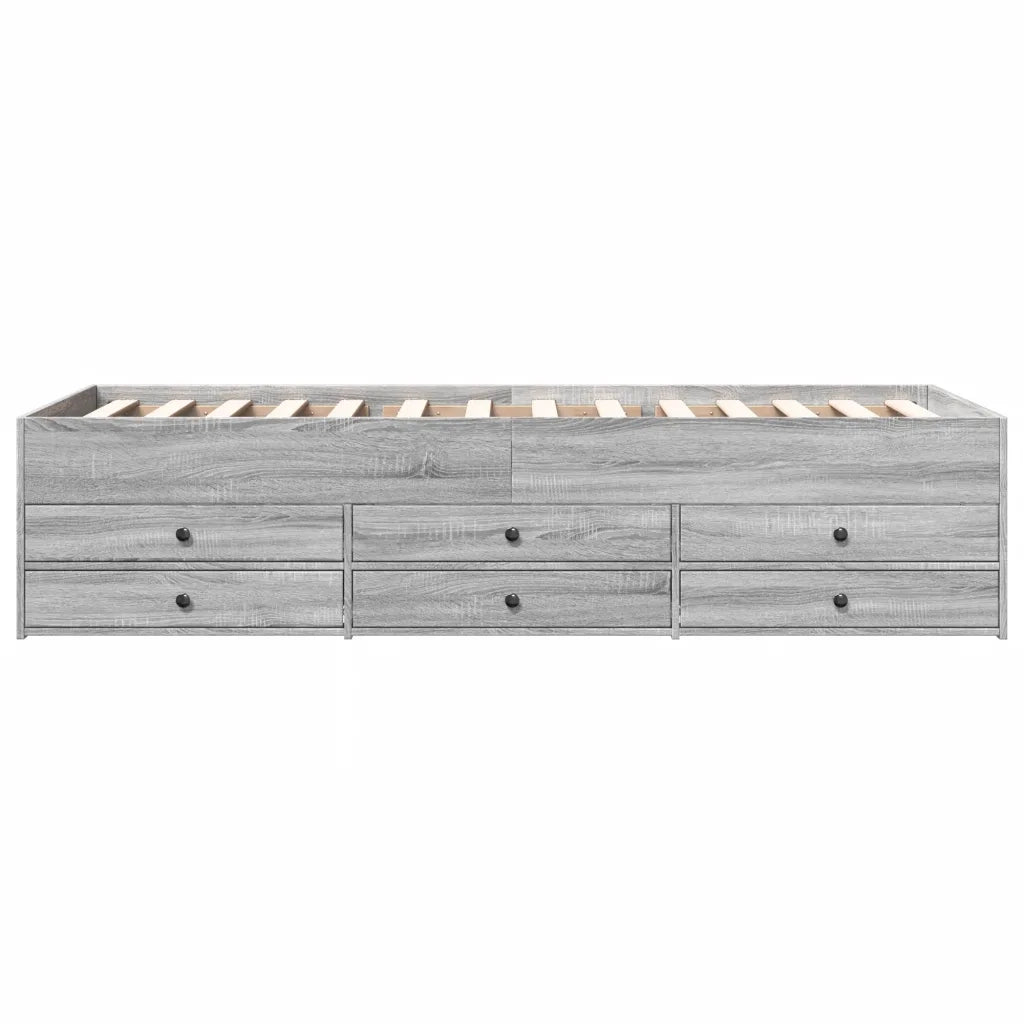 Divano Letto con Cassetti senza Materasso 90x200 cm 3280879