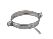2pz collare reggitubo acciaio inox aisi 304 monoparete spessore mm.0,5  mm130 cod:ferx.fer364560