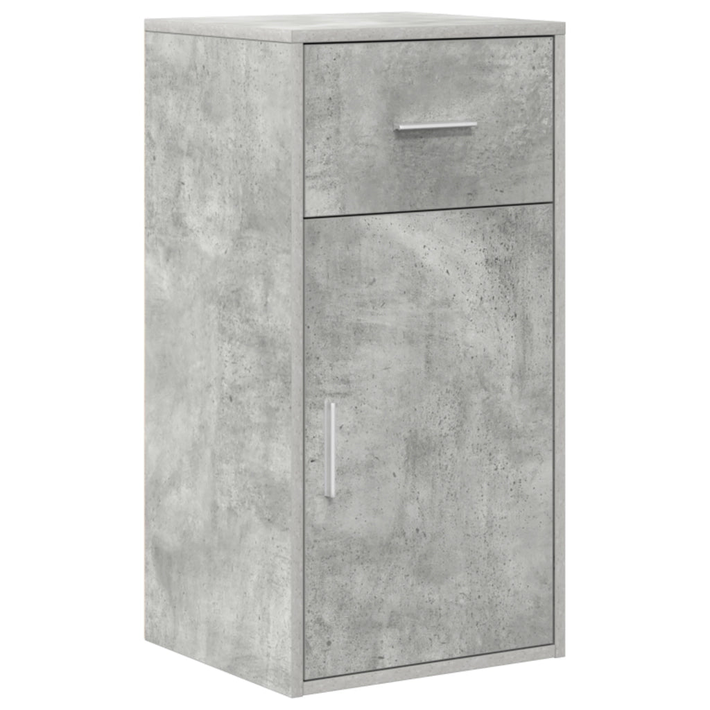 Scrivania Angolare Grigio Cemento 102x88x75 cm Legno ingegnerizzato