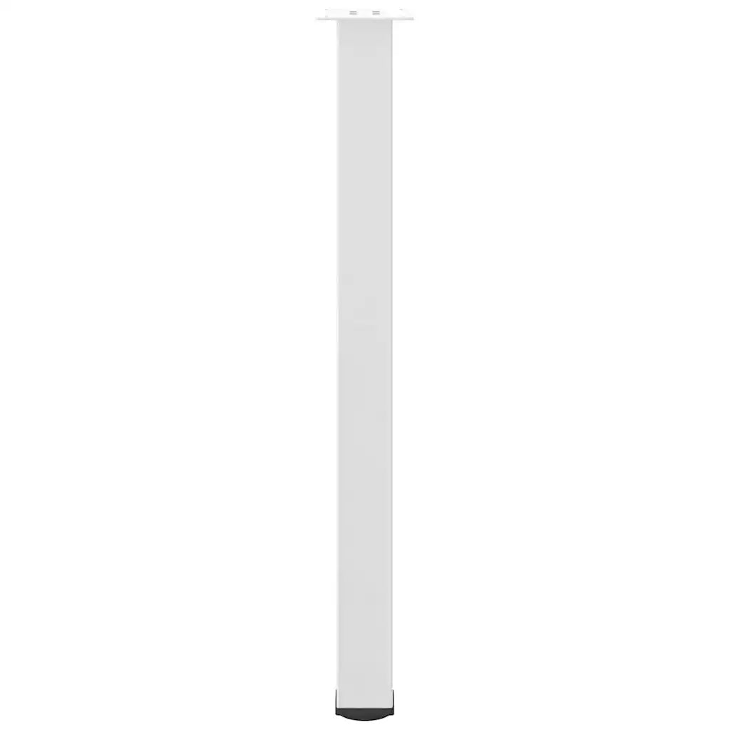 vidaXL Gambe per tavolo da bar 4 pz bianche 90-92 cm in acciaio
