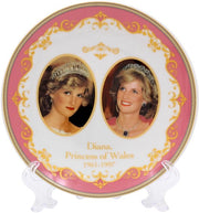 Collezione Reale Ricordo di Principessa Diana, costruzione ceramica, stile tradizionale/formale, resistente a magnetron e lavastoviglie, set da 6 pezzi