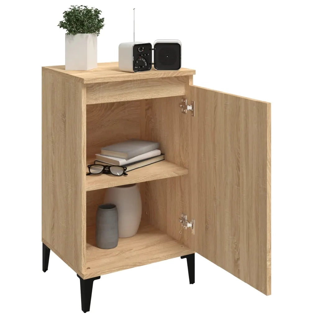 Comodini 2 pz Rovere Sonoma 40x35x70 cm in Legno Multistrato 819651