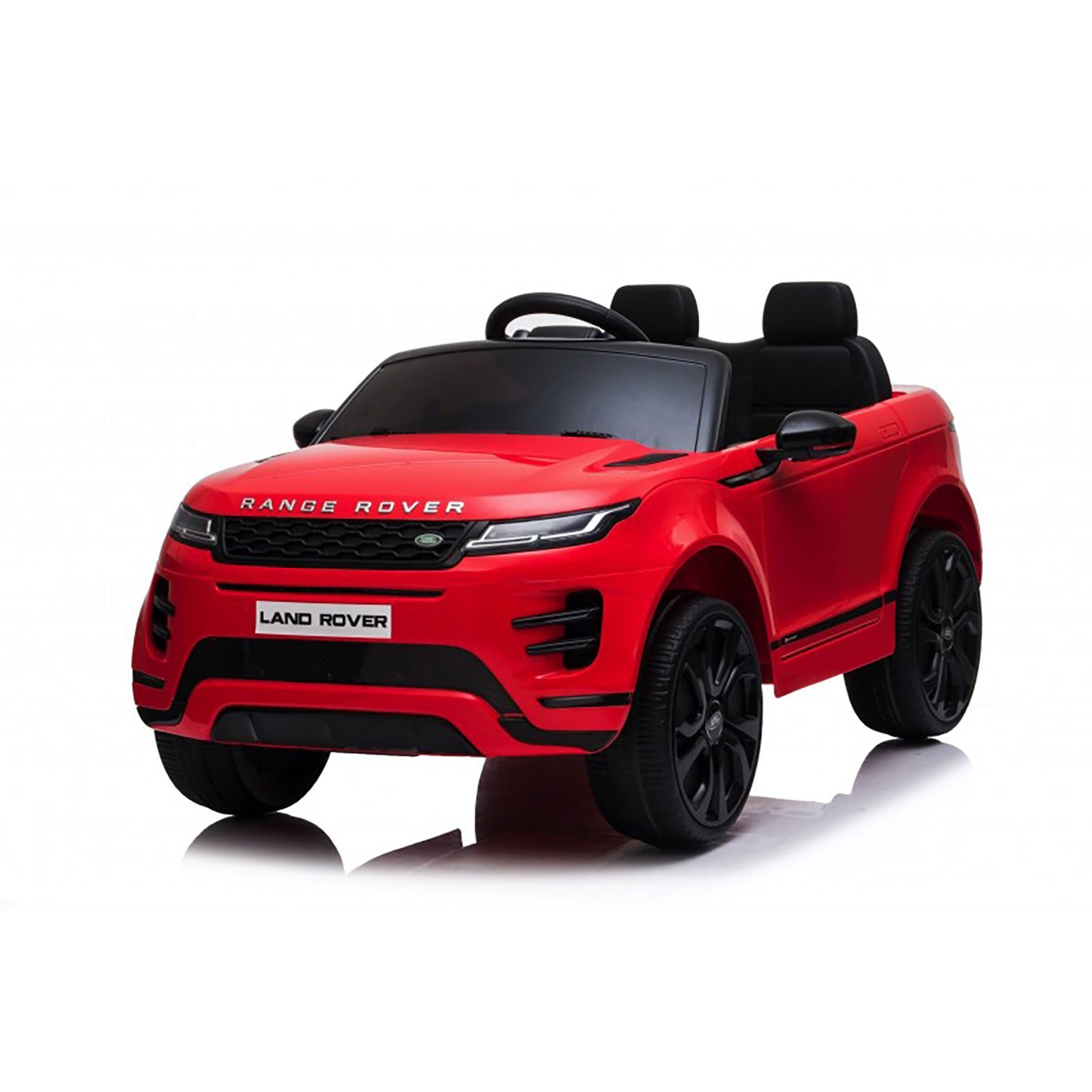 Macchina Elettrica per Bambini Licenza Land Rover Evoque 12V con Telecomando Rosso