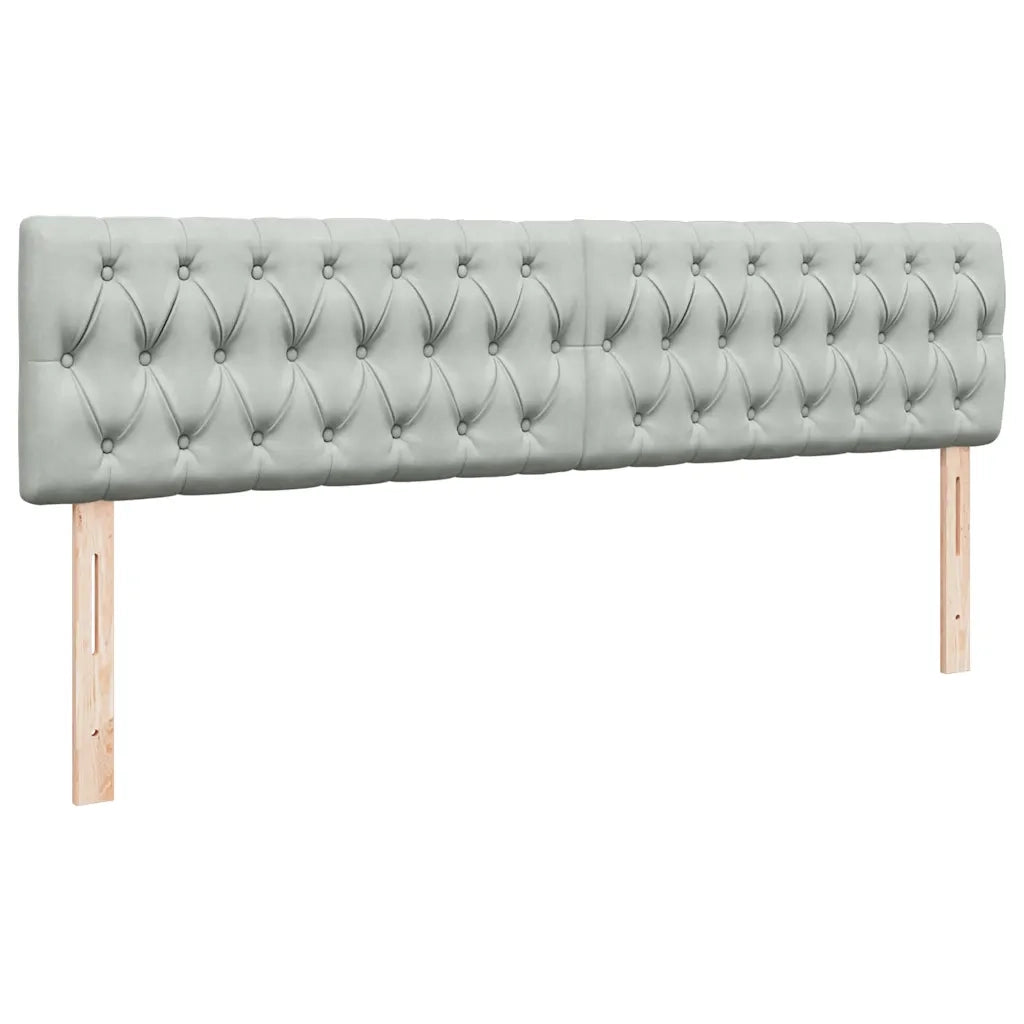Struttura Letto Pouf con Materassi 200x200 cm Velluto 3312716
