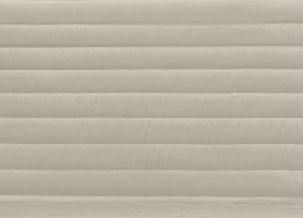 Copridivano Trapuntato Per Divani Con Penisola Modello Simpaty Colore Panna - 190 cm - Panna
