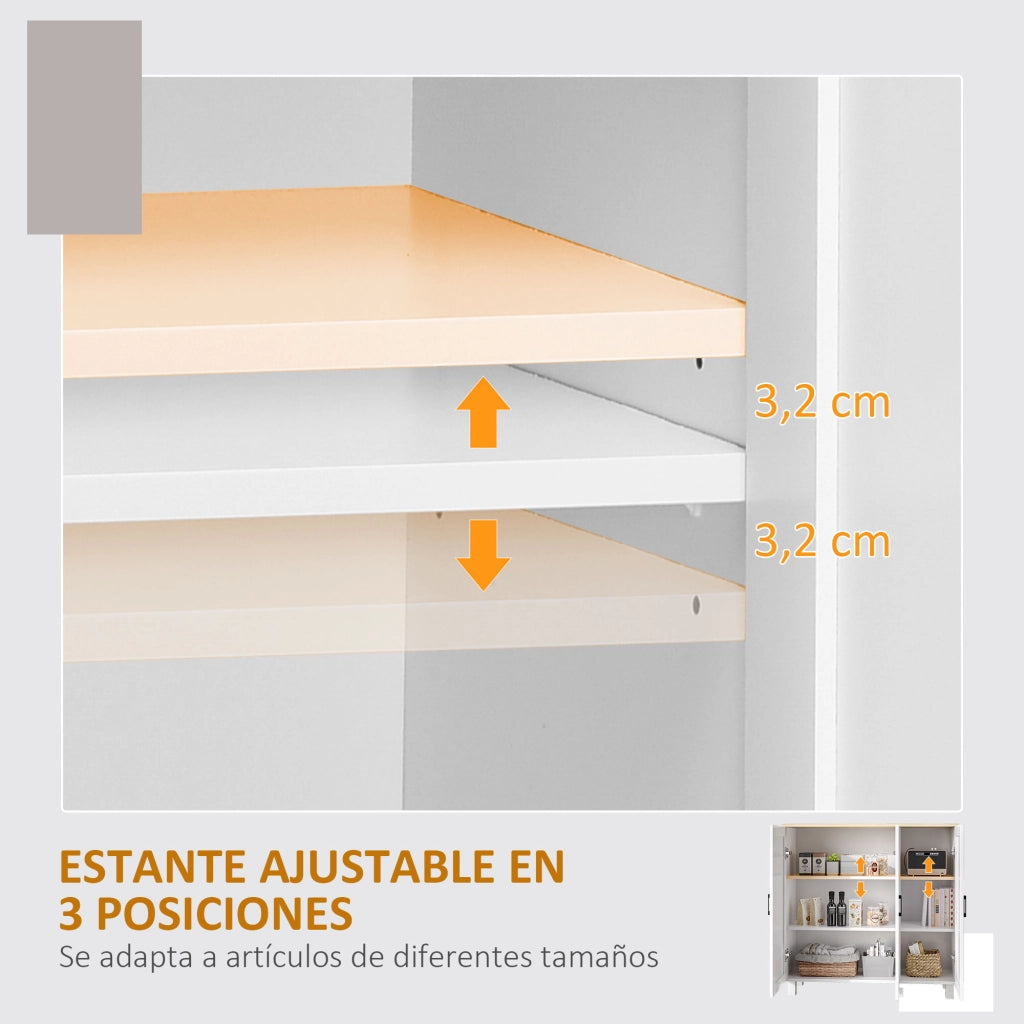 Credenza ¨C zephmum ¨C Bianco 90x30x90 cm
