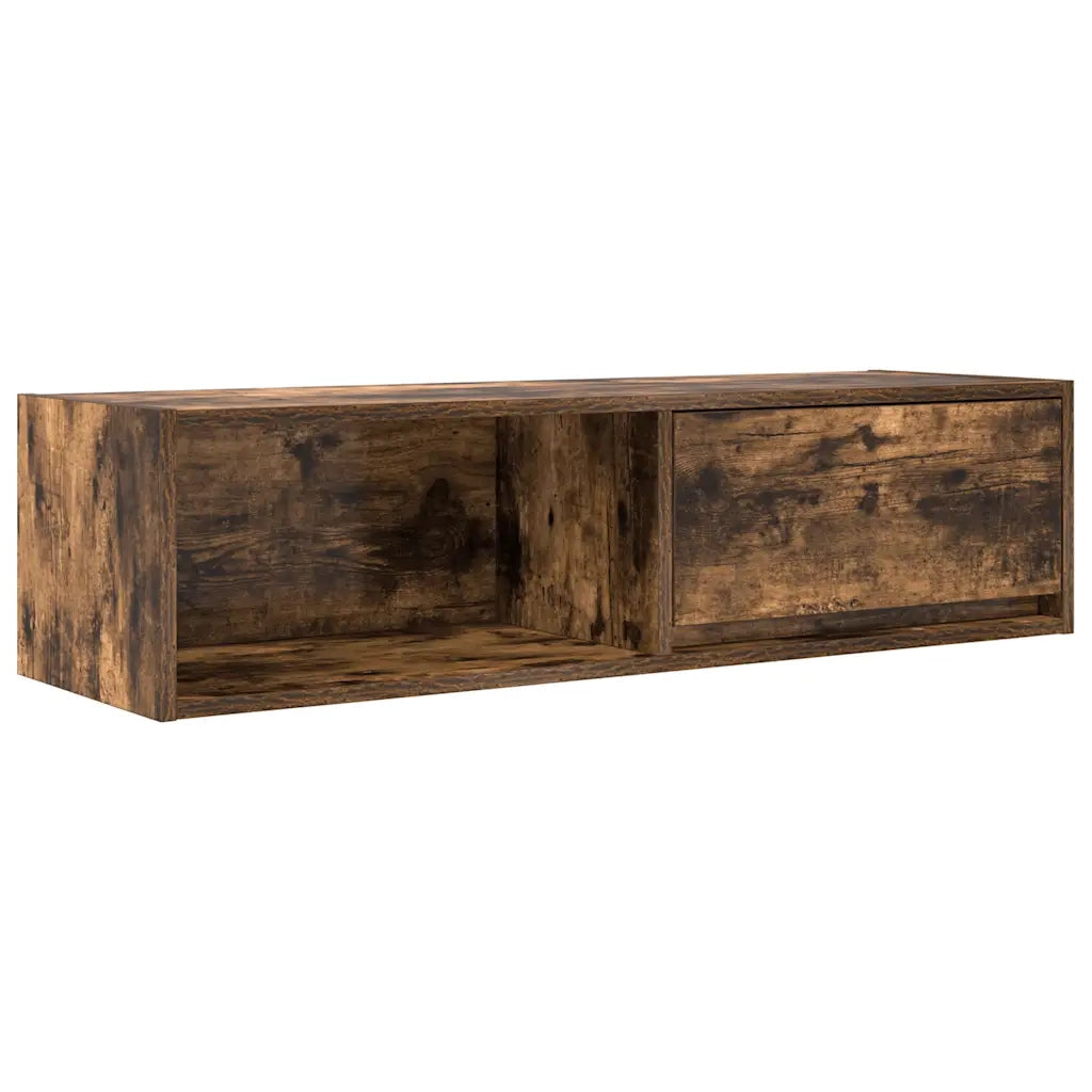 Mobili TV 2 pz Rovere Fumo 100x31x25,5 cm Legno Multistrato 861481