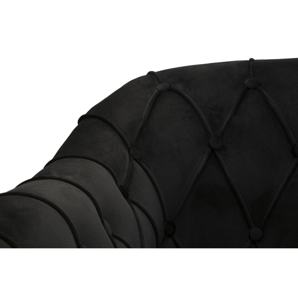 Poltrona VKH897, Nero, Poliestere, 88x83x91 cm