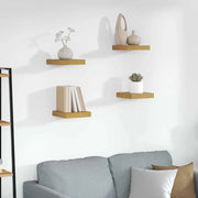 Scaffale da parete 4 pcs Beige 23 x 23,5 x 4 cm 42019982