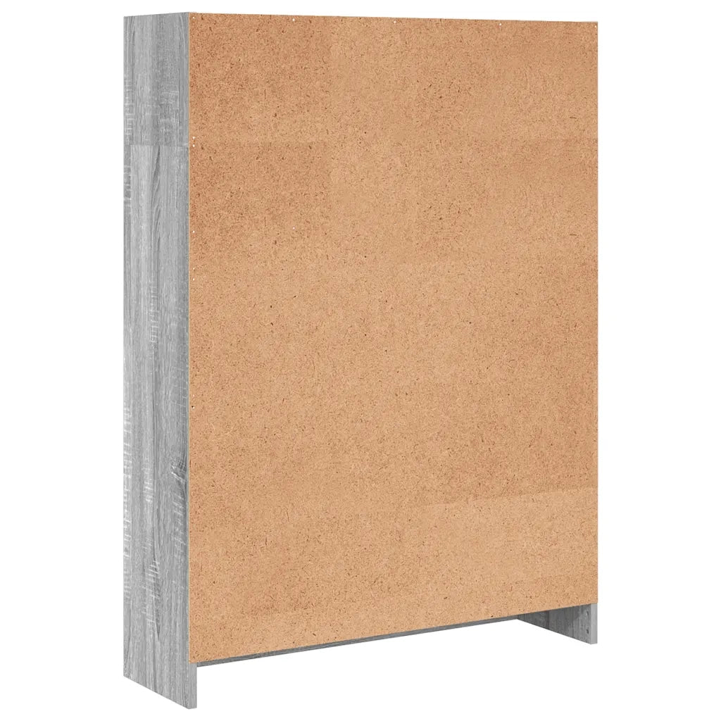 Libreria Grigio Sonoma 80x24x109 cm in Legno Multistrato 857840