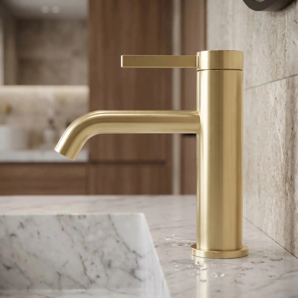 Rubinetto Da Bagno Rea Rivo Brush Gold