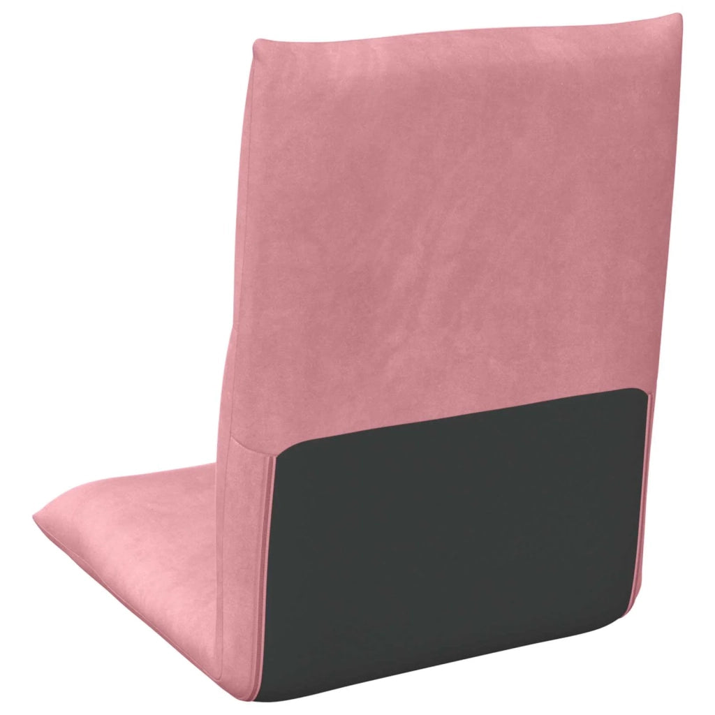Sedia a pavimento regolabile Rosa Velluto