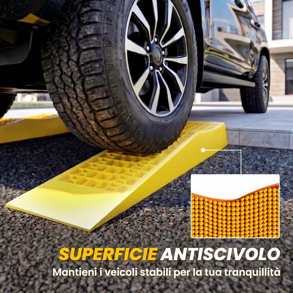 Rampe di Carico per Auto in Plastica ¨C Xylo ¨C 3 Tonnellate Antiscivolo Giallo