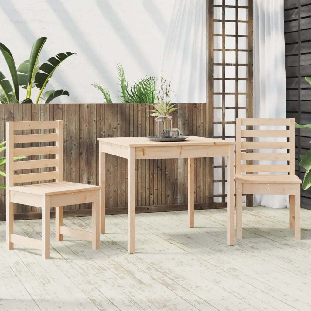 Set Bistrot da Giardino 3 pz in Legno Massello di Pinocod mxl 124194