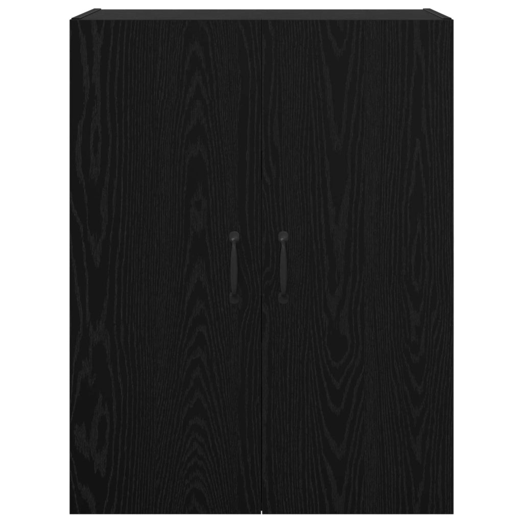 Mobiletto a muro 2 pcs Rovere Nero 69,5 x 34 x 90 cm 3394553