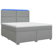 Letto box spring con materasso Grigio Chiaro 160 x 200 cm 3454915